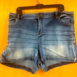 Denim shorts